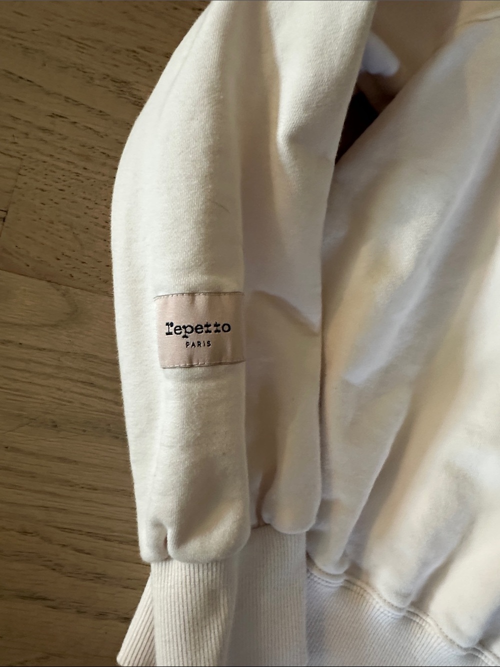 Repetto light pink Hoodie Sweatshirt with Pink Lining - Picture 6 of 6